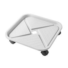 Plant Holder with Wheels and Drainage Tray Rolling-Square 4