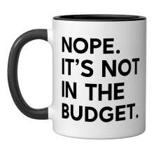 Funny Accountant Mug Black and White Ceramic, Dishwasher and Microwave Safe, 11oz