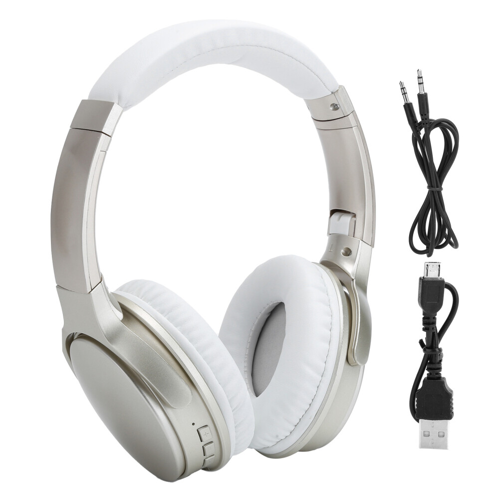 Bluetooth Over Ear Headphones Deep Bass Noise Isolation Technology Lightweight Design Foldable Design Built-In Microphone Wireless Connection Hifi 9420858061328
