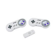Dobíjecí dálkový ovladač Gamepad pro SNES Classic Edition, pohodlný ergonomický design bezdrátového ovladače s dlouhým dosahem, dobrá