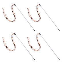 Cats Teasing Stick Hunting Toy for-Leopard color big ey 4