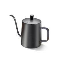 Easy to use Coffee Maker Long Narrow Spouts Kettles-Black 600ml