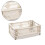 Stackable Storage Basket Plastic Foldable Stationaries-grey 1