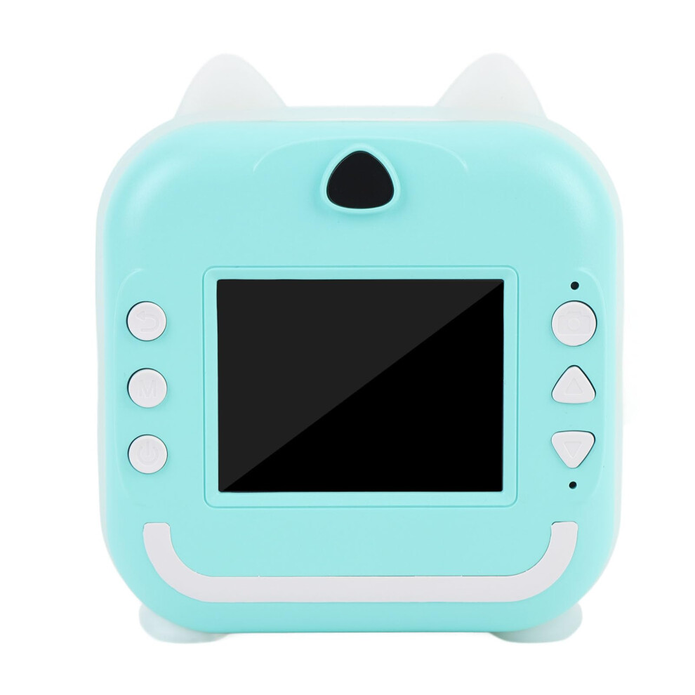Instant Print Camera 48Mp 1080P Video With Thermal Printing For Travel Photography Green 9001264041663