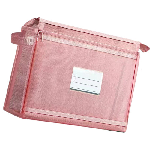 Dubbellaagse gaasmap Documentorganizer met-roze kleur