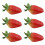 6Pcs Artificial Fruit Plastic Fruit Realistic Fake-strawberry 1