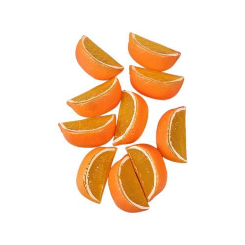 Realistic Fruit Artificial Lemon Block Fake Fruit-Orange
