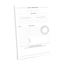 Professional Daily Planner Fitness Meal Tracking-DAILY DEVOTION