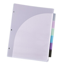 6 Pocket Expanding File Folder Portable Letter Size-28.5x25CM