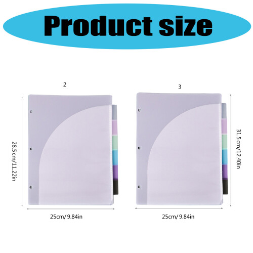 6  Pocket Expanding File Folder Portable Letter Size-28.5x25CM 2