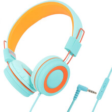 Căști HiFi stereo pentru copii, pernițe confortabile cu memorie pentru protecția auzului, design ergonomic, pliabile și portabile, cablu