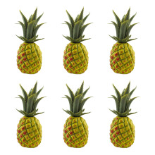 6Pcs Artificial Fruit Photography Props for-small pineapple A