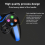 Gamepad Bluetooth programmabile su misura, controller Direct Play per Android, iOS, PC, TV, con batteria a lunga durata e senza latenza, di buona 7