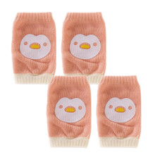 Baby-Knieschoner, atmungsaktive Krabbel-Knieschoner für Babys und Kleinkinder (universell), rutschfeste Knieschoner mit Cartoon-Tiermotiven, dehnbar