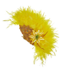Feather Hand Fan Handgemaakte Dans Fan Chinese Vouwen Fan-B