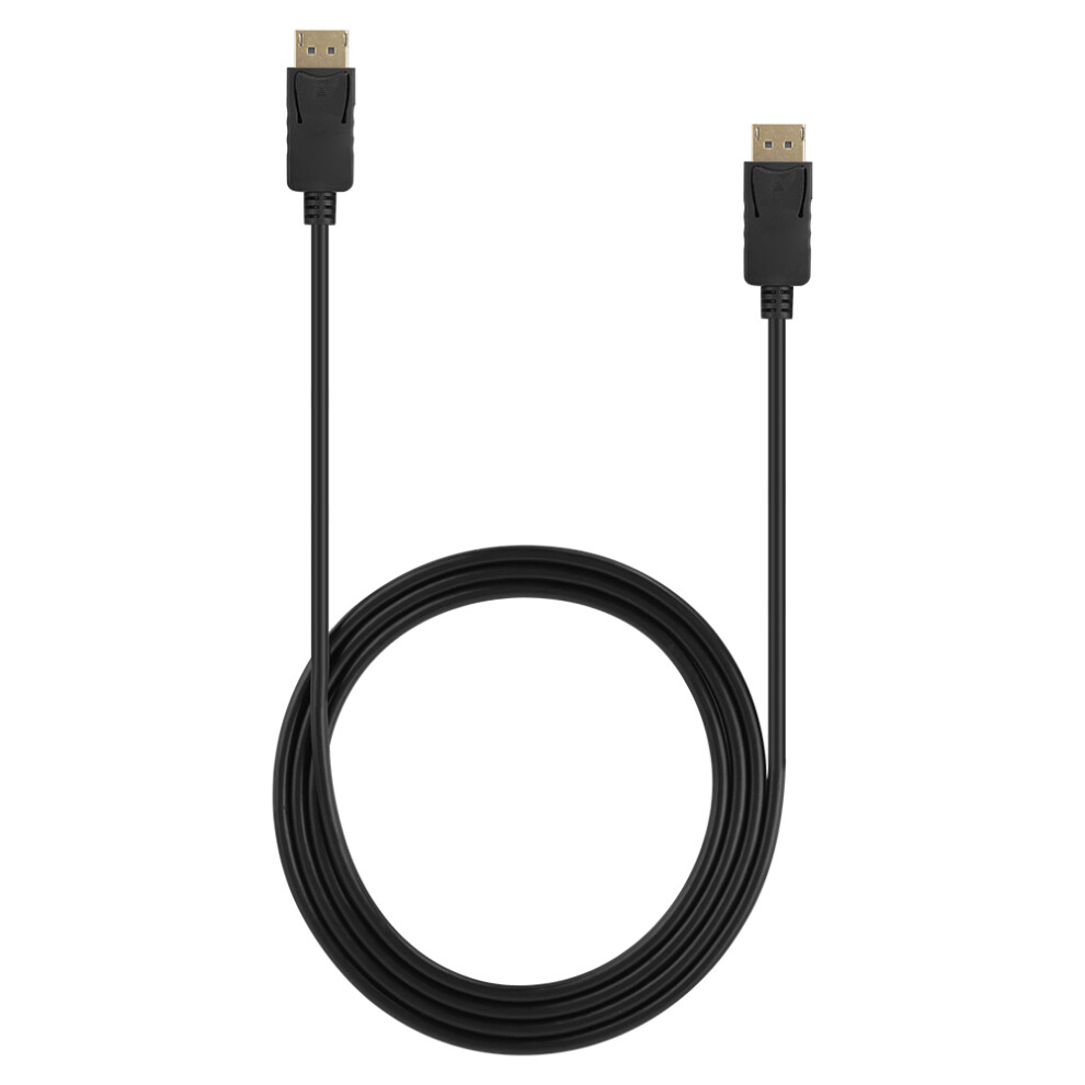 Displayport Cable Hd High Transfer Speeds Digital Audio And Video Latching Displayport Connector Broad Compatibility For 4K X 2K Resolution Support 9420858981046