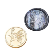 Sealing Wax Stamp Brasses Stamp Butterfly Series Wax Seal-H