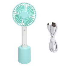 Mini bureauventilator met USB-oplaadtechnologie. Krachtige handventilator met instelbare windsnelheden. Leuk ontwerp voor op reis en thuis.