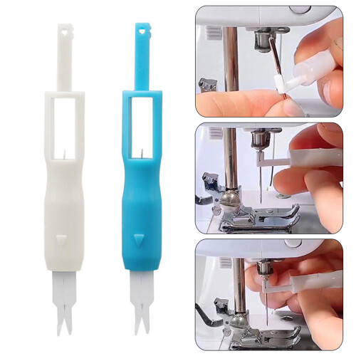 Double End Sewing Machine Needle Quick Sewing Threader-Blue 2