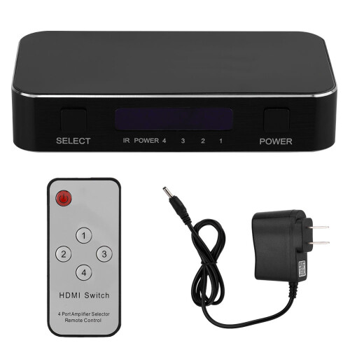 Υποστήριξη HDR, HDMI Switcher, Ανάλυση 4K, Τηλεχειριστήριο IR, Μεταφορά σήματος, Πολλαπλές