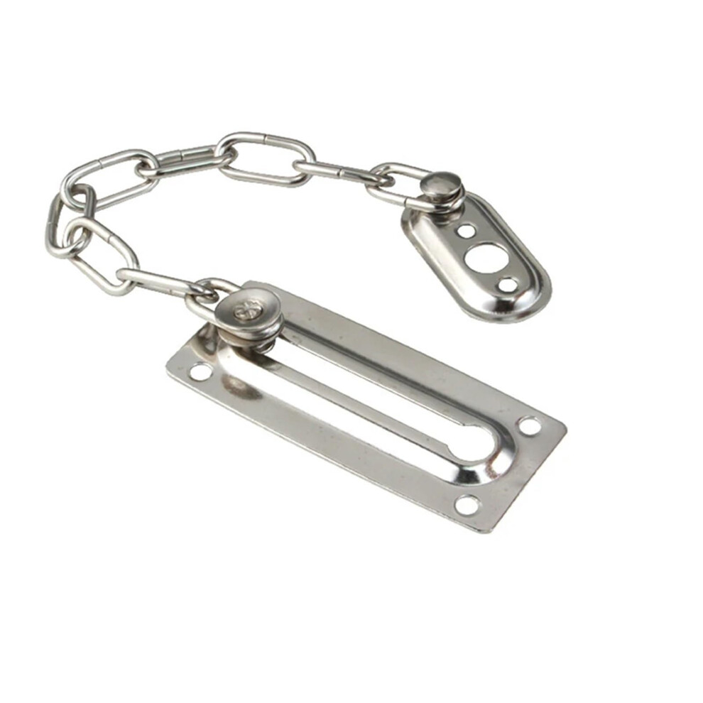 Door Security Lock Metal Iron Antitheft Latch Guard With Screws For Quiet Home Protection 9001264042097