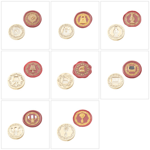 Retro Pattern Wax Stamp Head Replacement for Wedding-K 1