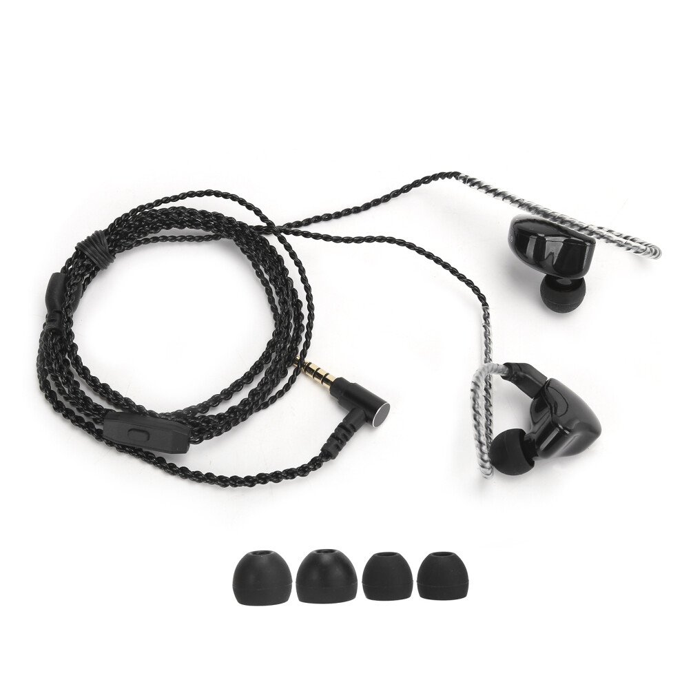 Detachable Earphone Replacement Cable With Plated 3.5Mm Jack Hybrid Drive Structure Heavy Bass Response For Universal Compatibility, Good Sound Gold 9420858060345