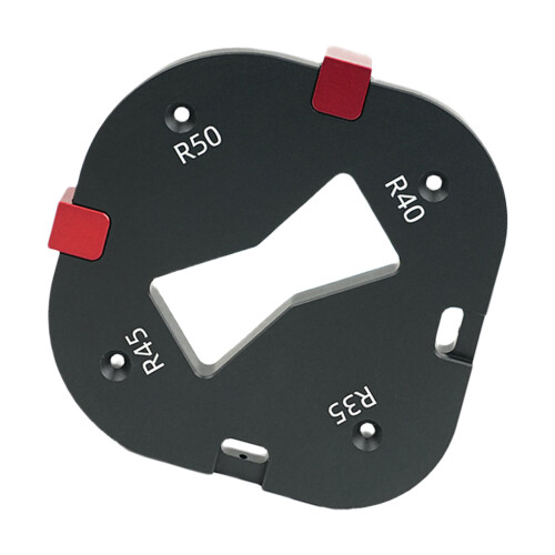 Gabarits de gabarits d'angle rond, gabarits d'angle-R35 à 50