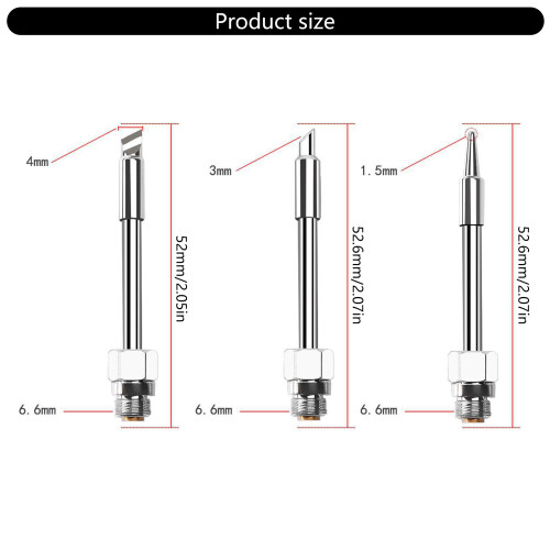 Pointe de fer à souder alimentée par USB, Interface filetée, 1