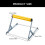 Adjustable Height Stainless Steel Material Support Stand-Blue 4