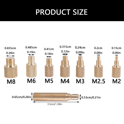 Efficient Heat Transfer Soldering Tip for Accurate Thread Insert 1