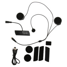 Hands-free komunikačná sada Bluetooth pre motorkárov, funkcia obojsmerného interkomu s krištáľovo čistým zvukom, dizajn s otvoreným uchom,