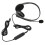 Fone de ouvido empresarial com microfone boom ajustável e design leve para uso prolongado. Compatível com Microsoft Teams, Zoom e Skype. Som 8
