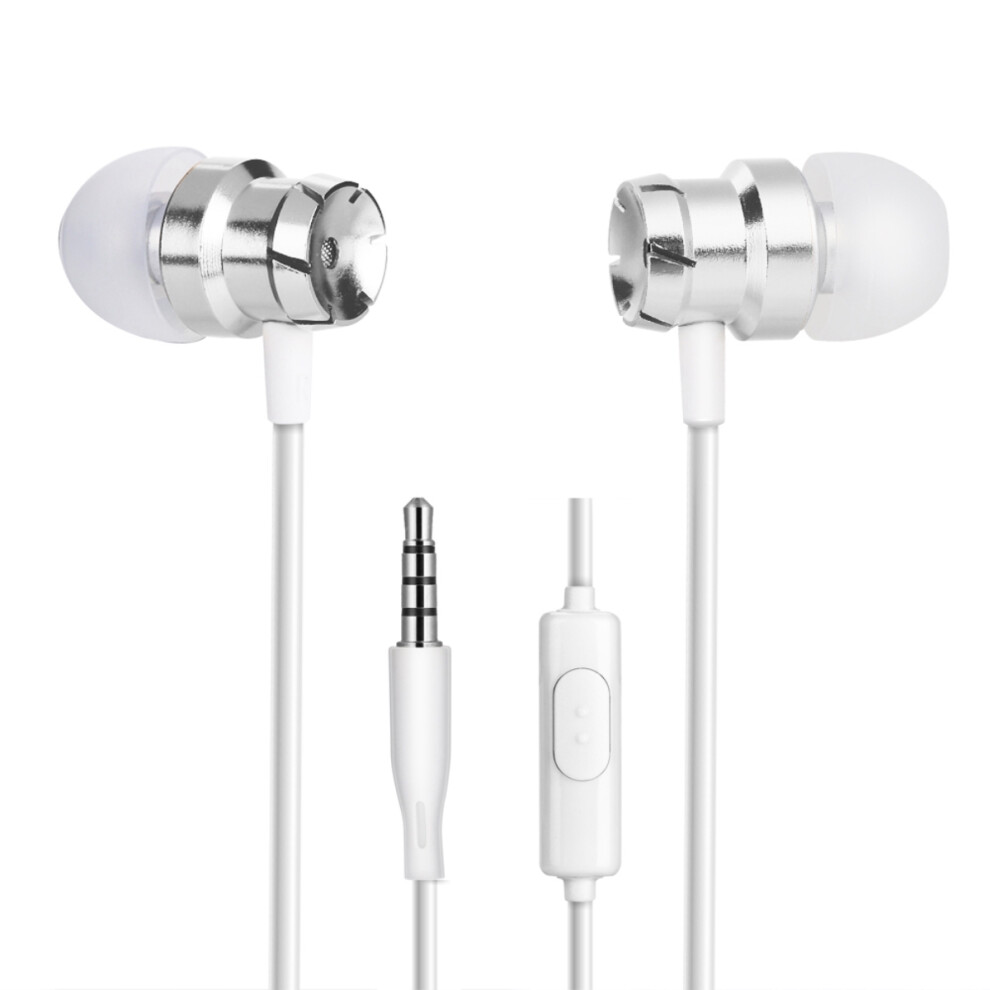 Headphones With Microphone Wired Earbuds,Ergonomic Design In Ear Earphones Volume Control Noise Isolating Stereo Bass Tangle Free Cord Build For 9420858067115