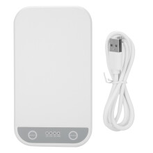 UV-lichtsterilisator voor mobiele telefoons, desinfectie met aromatherapie-diffuserfunctie, ultraviolette reiniging, volledig afgesloten omgeving,