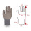 1 Pair Breathable Comfortable TPE Work Gloves Anti-Black 5