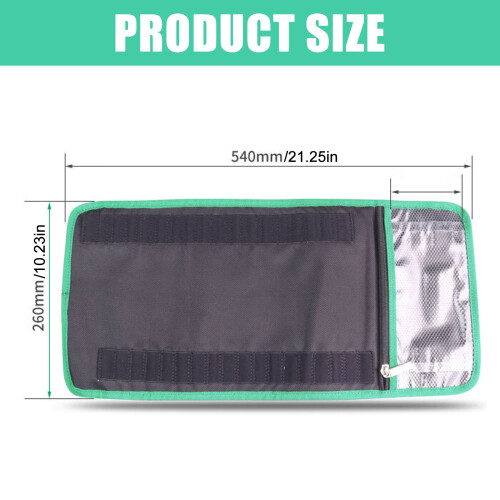 Oxford Cloth Drill Bit Tool Roll Up Bag for Professionals and 2