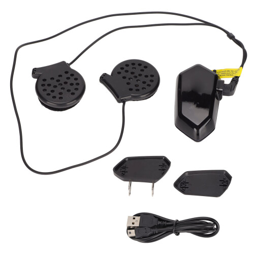 Kit para capacete com intercomunicador Mesh e chamadas HD, comunicação Bluetooth para motocicletas com chip CSR e cancelamento de ruído de longa