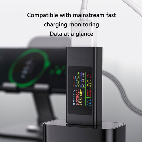 Handladeeffizienz-USB-Tester-Voltmeter für verschiedene 1