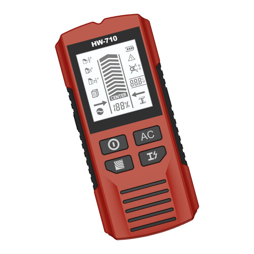 Multiple Type  Studs Finders Wall Scanners Easy Carry -Red