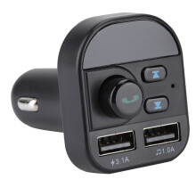 Steigern Sie Ihren Fahrspaß mit unserem Bluetooth-FM-Transmitter. Er bietet ein LCD-Display für klare visuelle Rückmeldung, hohe Qualität und