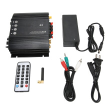 Uscita subwoofer attiva, suono Hi-Fi, amplificatore audio Bluetooth, connettività multipla con bassi e alti regolabili per sistemi home theater e