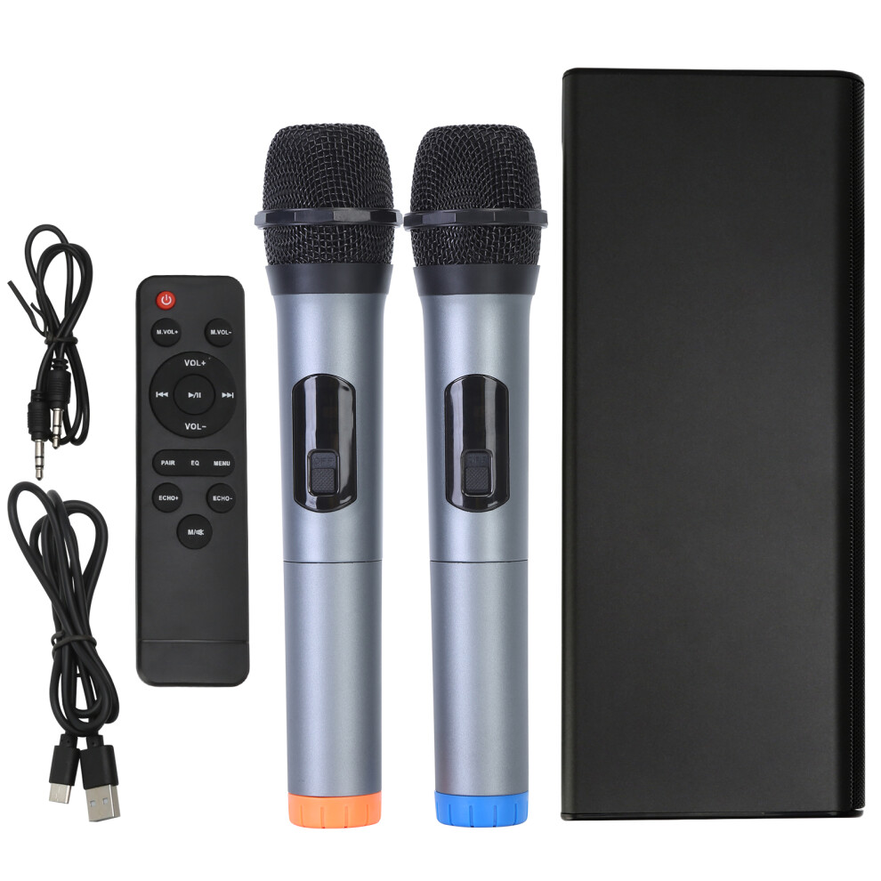 Dynamic Microphone System,Uhf Dual Handheld Wireless Microphone With Rechargeable Receiver,For Karaoke Singing,Conference, Good Quality, Good Quality 9420858969129
