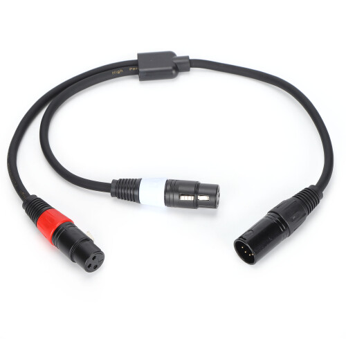 EMI RFI Interference Prevention XLR Cable For Stage Lighting Instruments,High Density Shielded Balanced Shielded Cords With Noise Cancellation For
