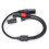 EMI RFI Interference Prevention XLR Cable For Stage Lighting Instruments,High Density Shielded Balanced Shielded Cords With Noise Cancellation For 2