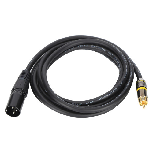 Καλώδιο HiFi XLR θηλυκό σε διπλό RCA, ποιοτική, ισχυρή και στιβαρή διασύνδεση ήχου 2