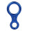Κράμα αλουμινίου Figure8Descender, Συμπαγής φορητός εξοπλισμός αναρρίχησης 35KN με τάση, 1