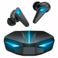 Écouteurs sans fil à faible latence, design ergonomique pour un confort inégalé, connectivité Bluetooth 5.1, boîtier de charge avec LED RGB