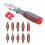 Adjustable Rotation Ratchet Screwdriver-Turnable double head 1