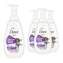 Dove Kids Care Hypoallergenic Skin Care Foaming Body Wash Berry, 400ml, 4pk